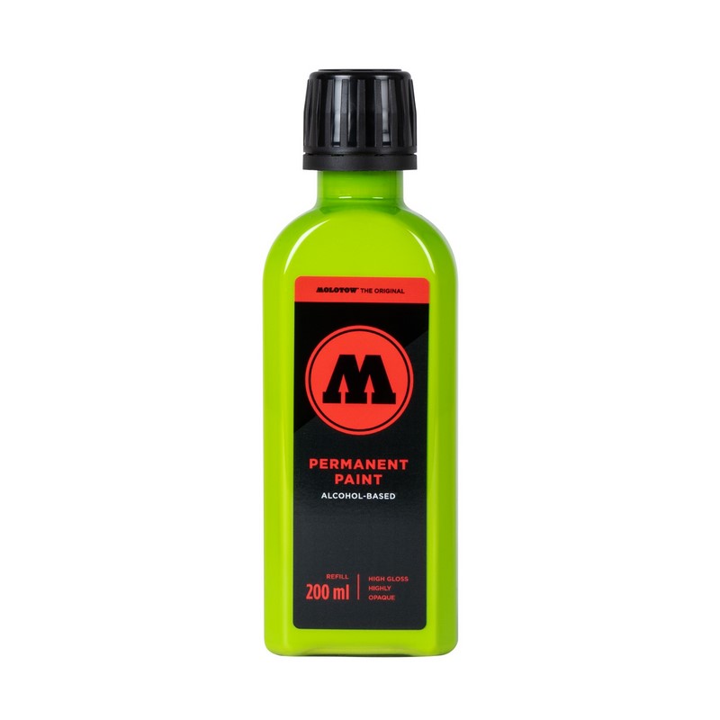 Lihový inkoust MOLOTOW Refill Ink permanentní 200ml, cream green