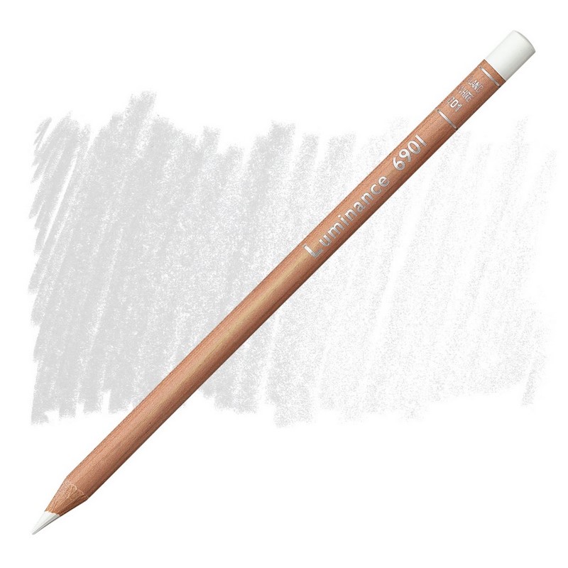 CARAN D'ACHE Pigmentová pastelka Luminance CARAN D'ACHE, 001 white