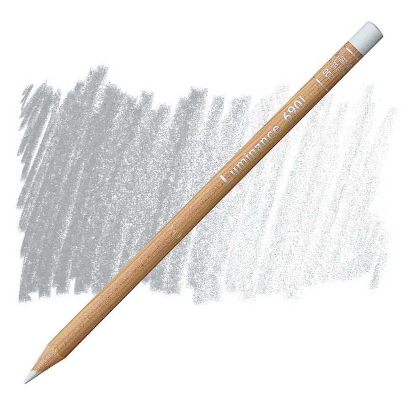 CARAN D'ACHE Pigmentová pastelka Luminance CARAN D'ACHE, 002 silver grey