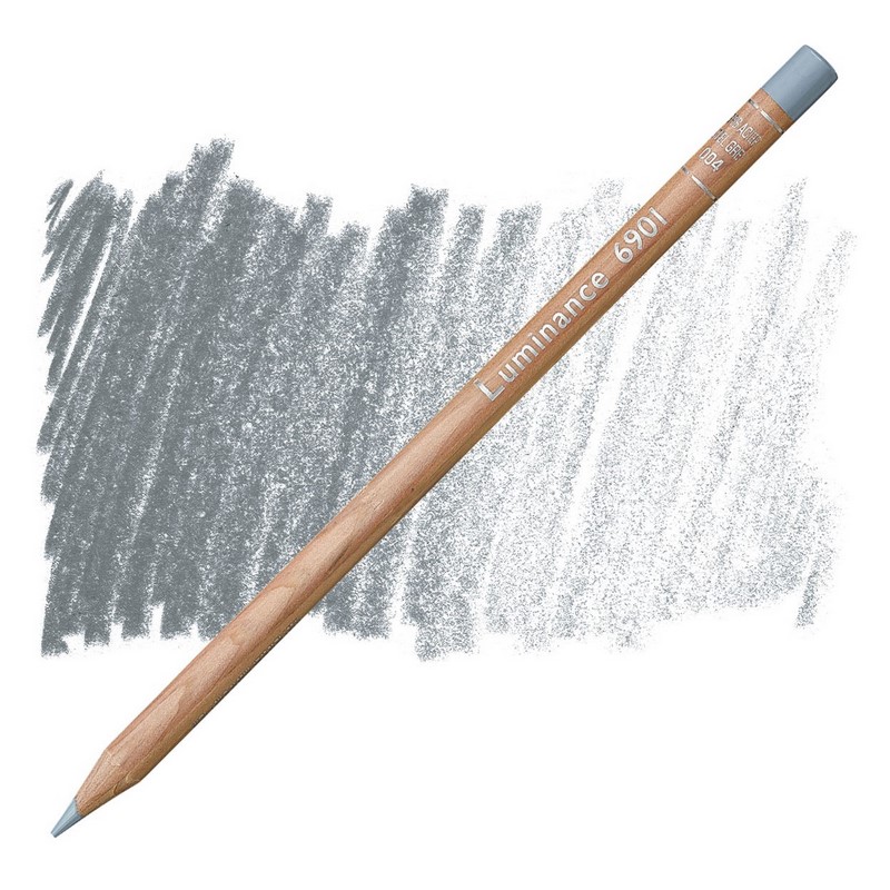 CARAN D'ACHE Pigmentová pastelka Luminance CARAN D'ACHE, 004 steel grey