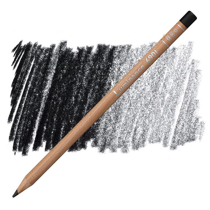 CARAN D'ACHE Pigmentová pastelka Luminance CARAN D'ACHE, 009 black