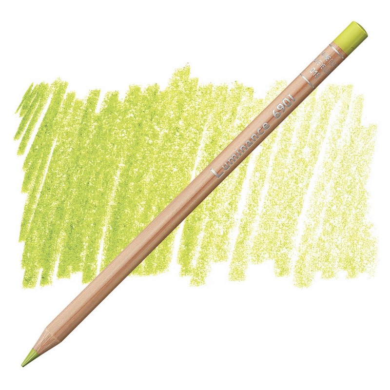CARAN D'ACHE Pigmentová pastelka Luminance CARAN D'ACHE, 015 olive yellow
