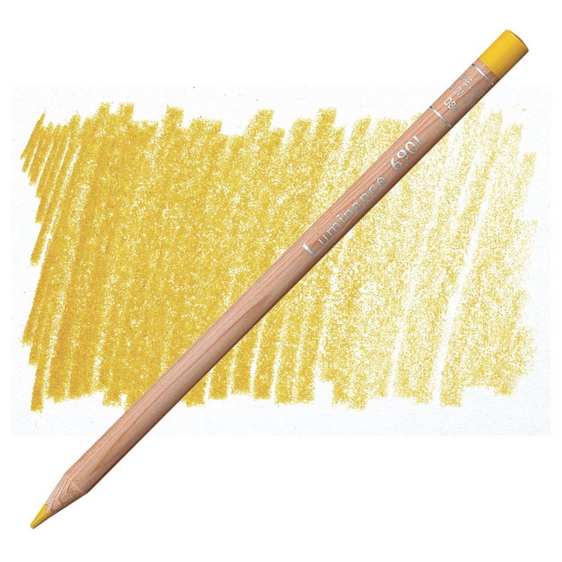 CARAN D'ACHE Pigmentová pastelka Luminance CARAN D'ACHE, 034 yellow ochre