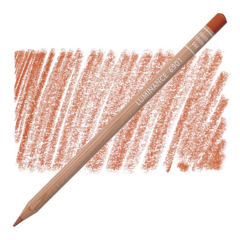 CARAN D'ACHE Pigmentová pastelka Luminance CARAN D'ACHE, 044 terracotta