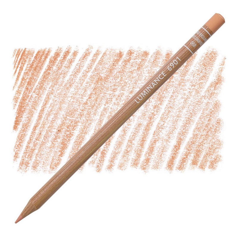 CARAN D'ACHE Pigmentová pastelka Luminance CARAN D'ACHE, 068 herculanum red