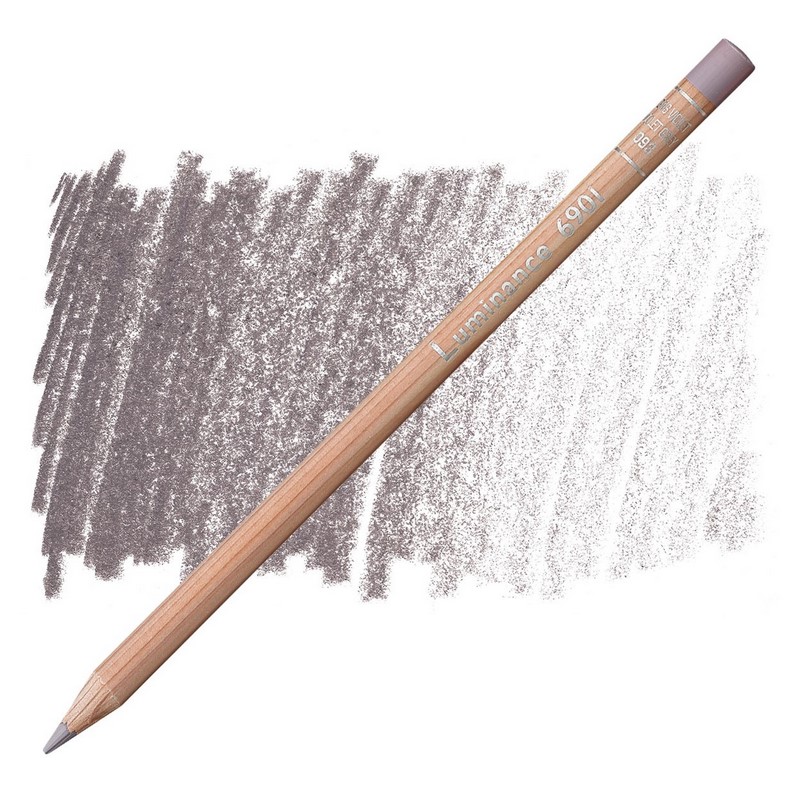 CARAN D'ACHE Pigmentová pastelka Luminance CARAN D'ACHE, 093 violet grey