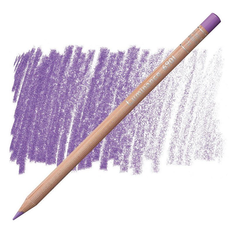 CARAN D'ACHE Pigmentová pastelka Luminance CARAN D'ACHE, 112 manganese violet