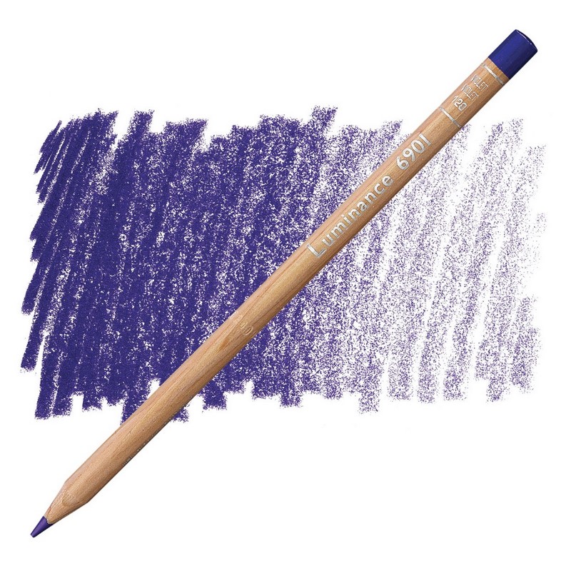 CARAN D'ACHE Pigmentová pastelka Luminance CARAN D'ACHE, 120 violet