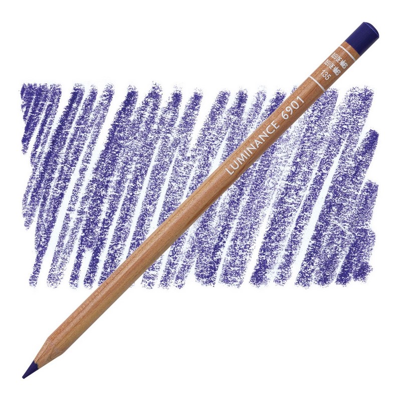 CARAN D'ACHE Pigmentová pastelka Luminance CARAN D'ACHE, 135 bleu de Nimes