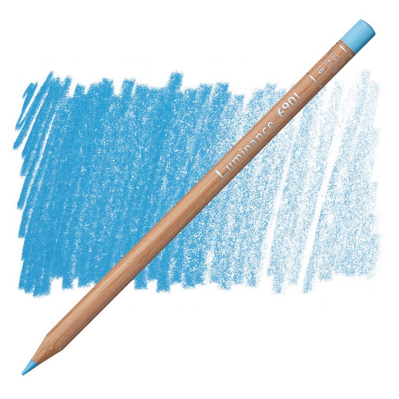 CARAN D'ACHE Pigmentová pastelka Luminance CARAN D'ACHE, 161 light blue