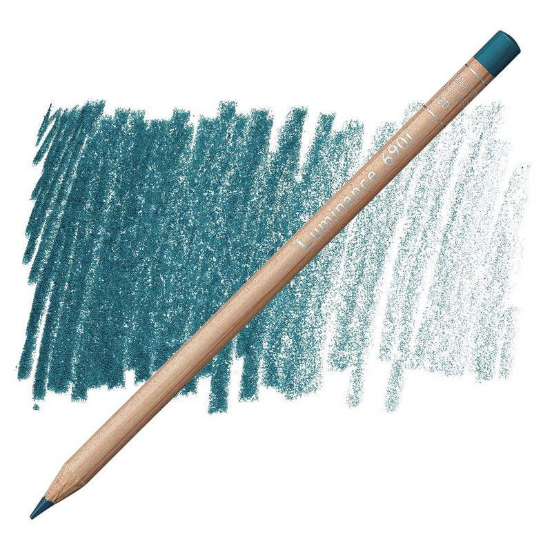 CARAN D'ACHE Pigmentová pastelka Luminance CARAN D'ACHE, 180 malachite green