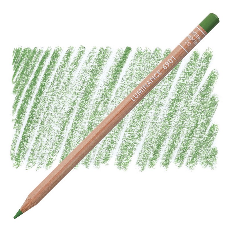 CARAN D'ACHE Pigmentová pastelka Luminance CARAN D'ACHE, 212 chromium oxyde green