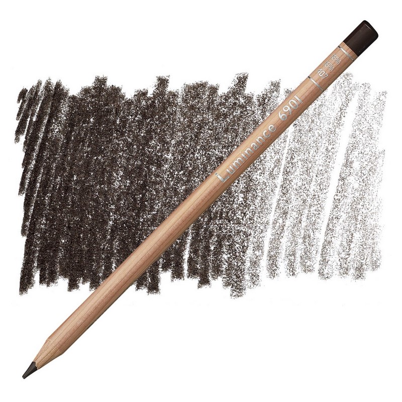 CARAN D'ACHE Pigmentová pastelka Luminance CARAN D'ACHE, 407 sepia