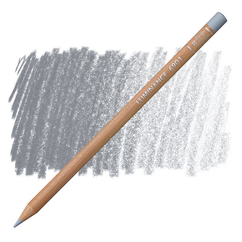 CARAN D'ACHE Pigmentová pastelka Luminance CARAN D'ACHE, 504 paynes grey 30%