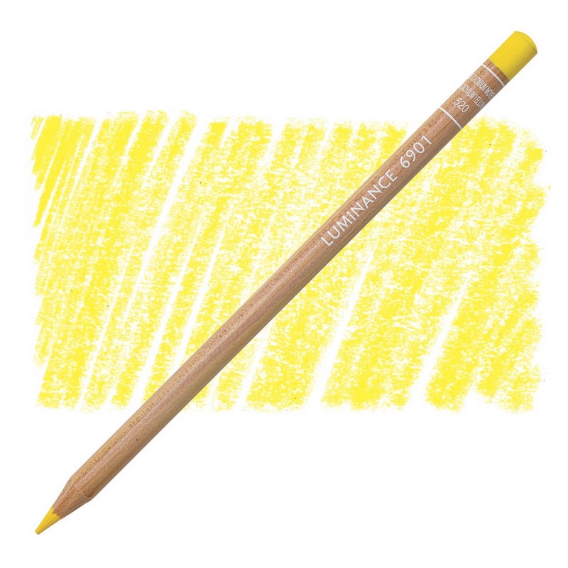 CARAN D'ACHE Pigmentová pastelka Luminance CARAN D'ACHE, 520 cadmium yellow