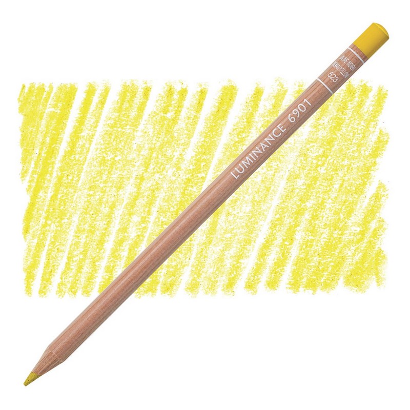 CARAN D'ACHE Pigmentová pastelka Luminance CARAN D'ACHE, 523 indian yellow