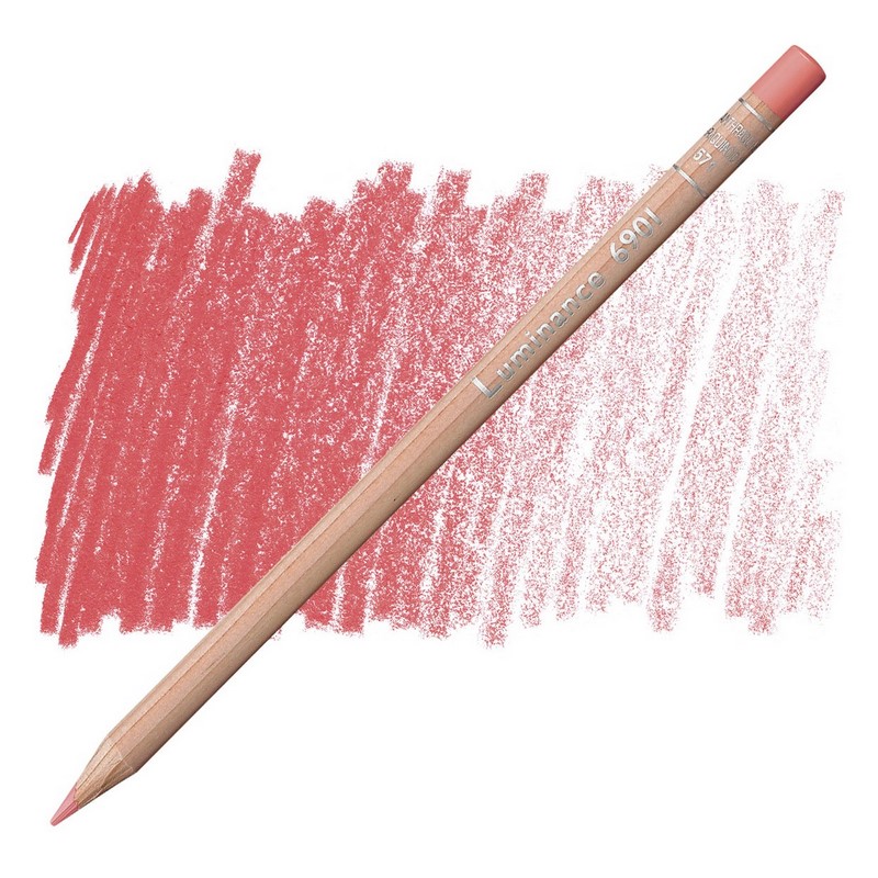 CARAN D'ACHE Pigmentová pastelka Luminance CARAN D'ACHE, 571 anthraquinoid pink