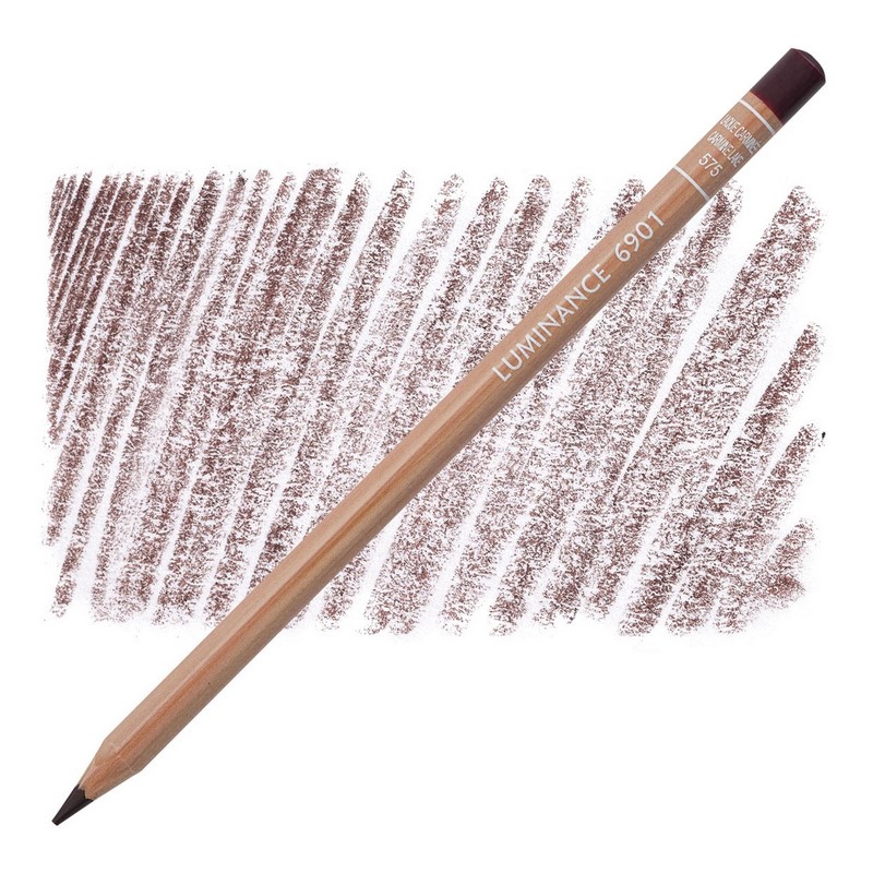 CARAN D'ACHE Pigmentová pastelka Luminance CARAN D'ACHE, 575 carmine lake