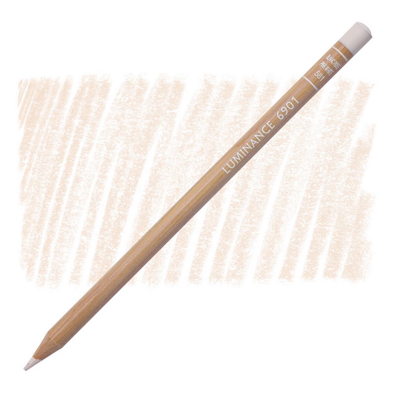 CARAN D'ACHE Pigmentová pastelka Luminance CARAN D'ACHE, 581 pink white