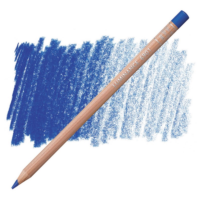 CARAN D'ACHE Pigmentová pastelka Luminance CARAN D'ACHE, 660 middle cobalt blue