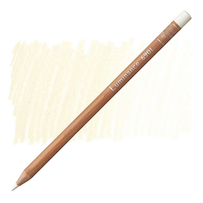 CARAN D'ACHE Pigmentová pastelka Luminance CARAN D'ACHE, 801 buff titanium
