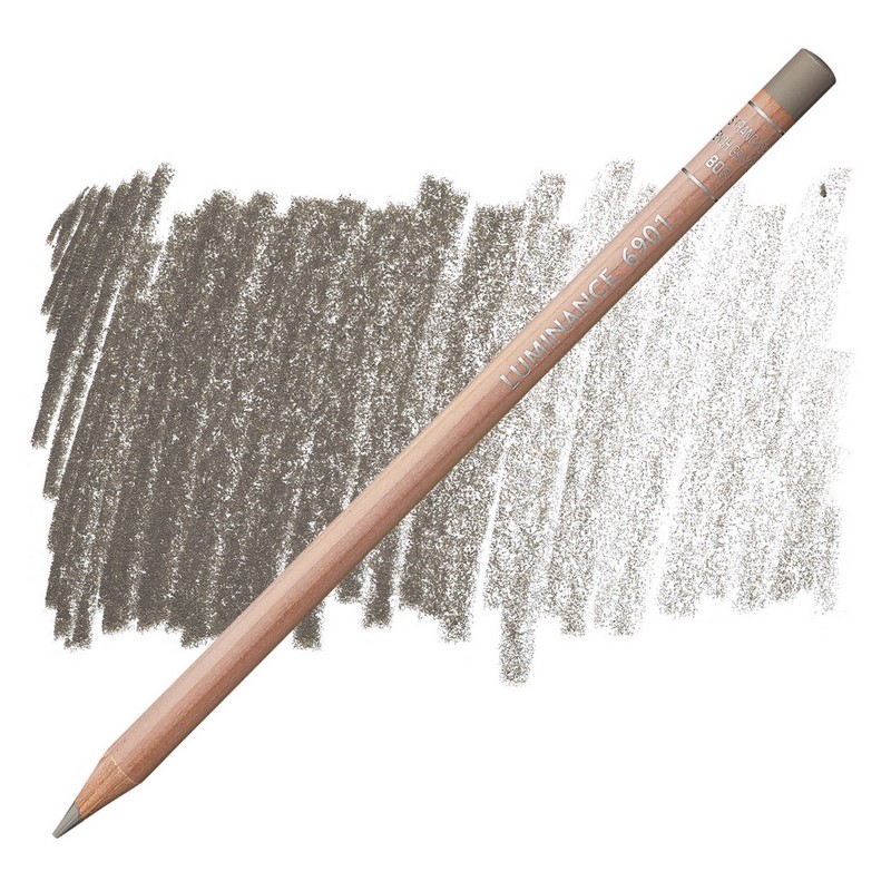 CARAN D'ACHE Pigmentová pastelka Luminance CARAN D'ACHE, 803 french grey 30%