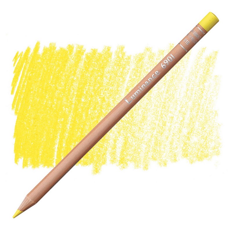 CARAN D'ACHE Pigmentová pastelka Luminance CARAN D'ACHE, 810 bismuth yellow