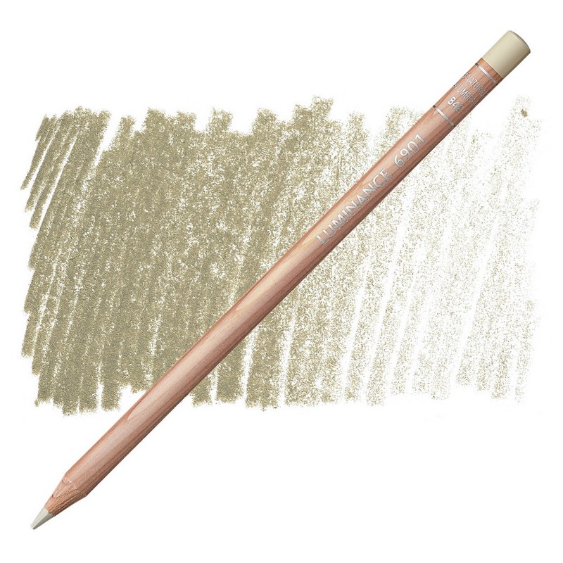 CARAN D'ACHE Pigmentová pastelka Luminance CARAN D'ACHE, 842 raw umber 10%