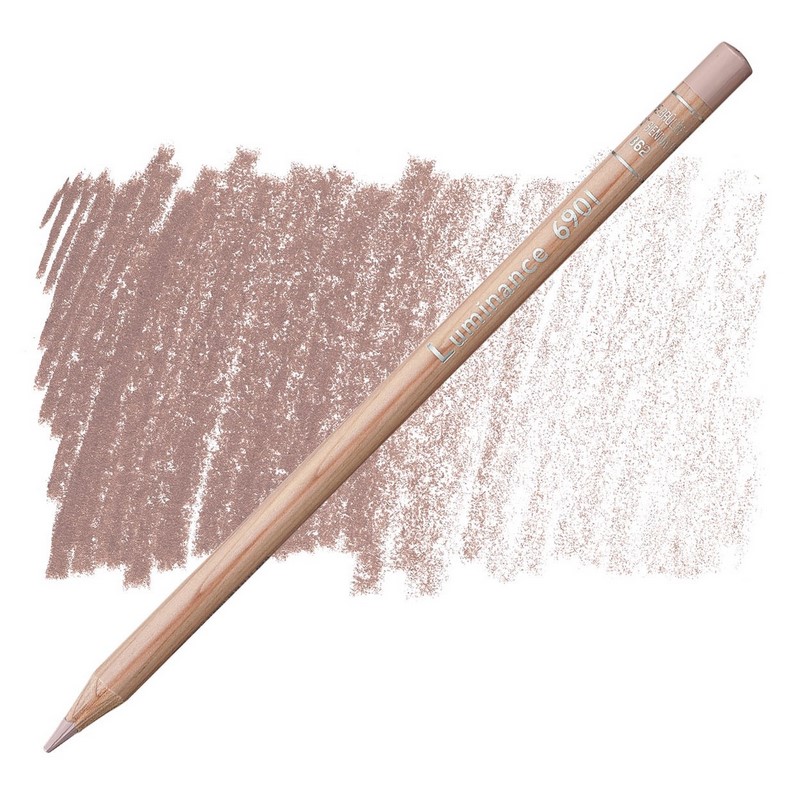 CARAN D'ACHE Pigmentová pastelka Luminance CARAN D'ACHE, 862 burnt siena 10%