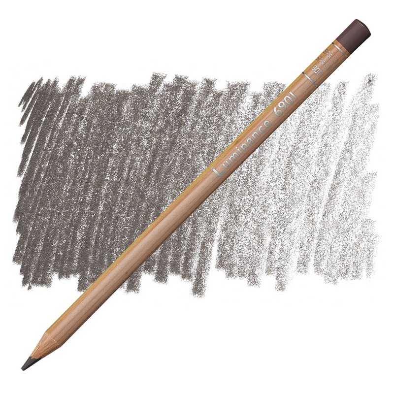 CARAN D'ACHE Pigmentová pastelka Luminance CARAN D'ACHE, 906 sepia 50%