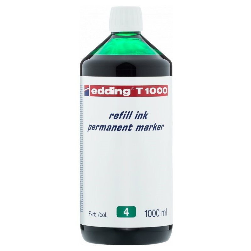 Inkoust EDDING T 1000 pro permanentní popisovače, zelený