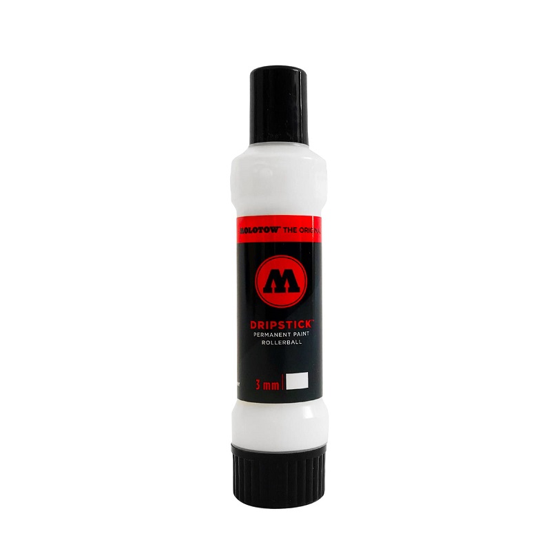 Lihový popisovač MOLOTOW Dripstick permanentní 3mm, bílý