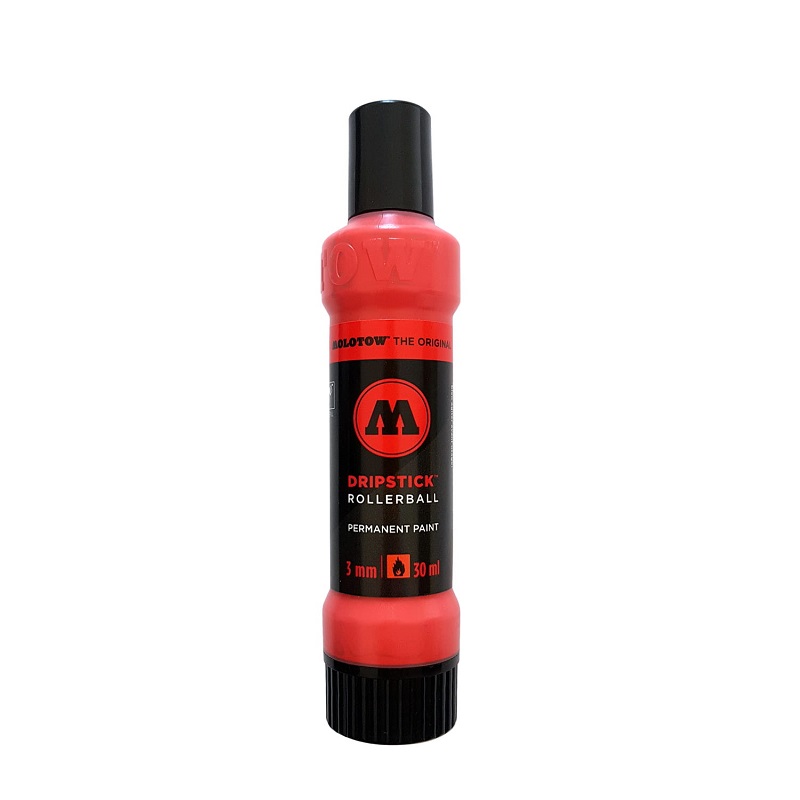 Lihový popisovač MOLOTOW Dripstick permanentní 3mm, červený