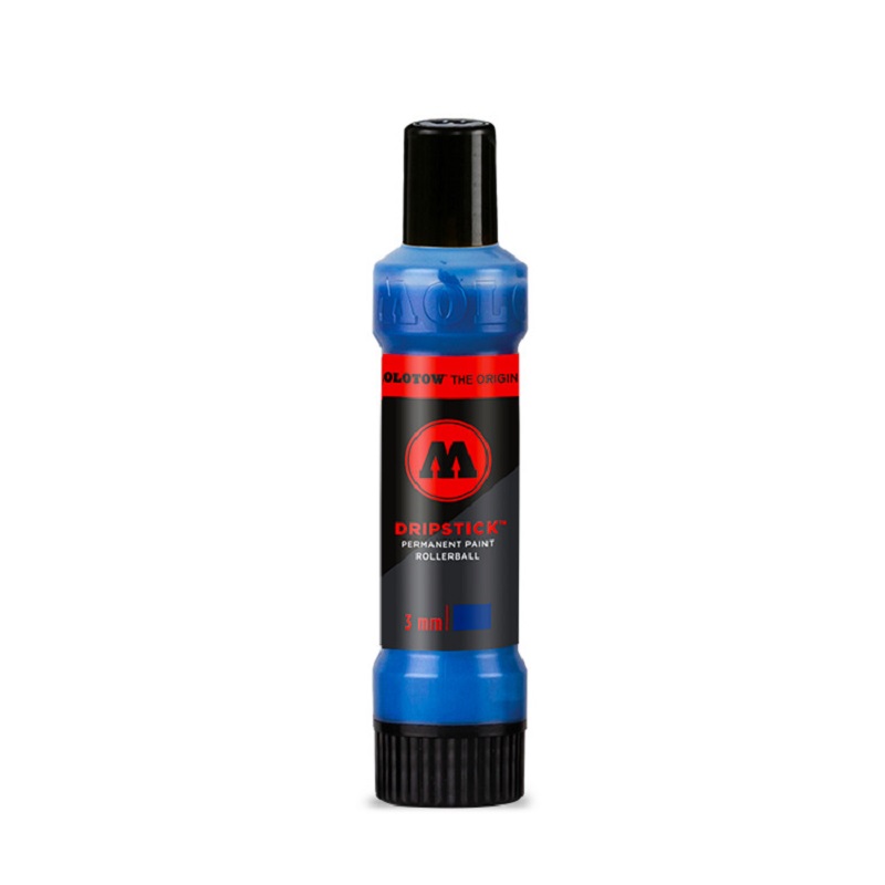 Lihový popisovač MOLOTOW Dripstick permanentní 3mm, modrý