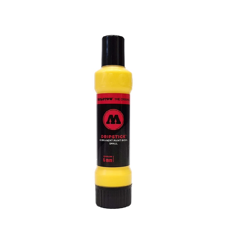 Lihový popisovač MOLOTOW Dripstick permanentní 6mm, žlutý