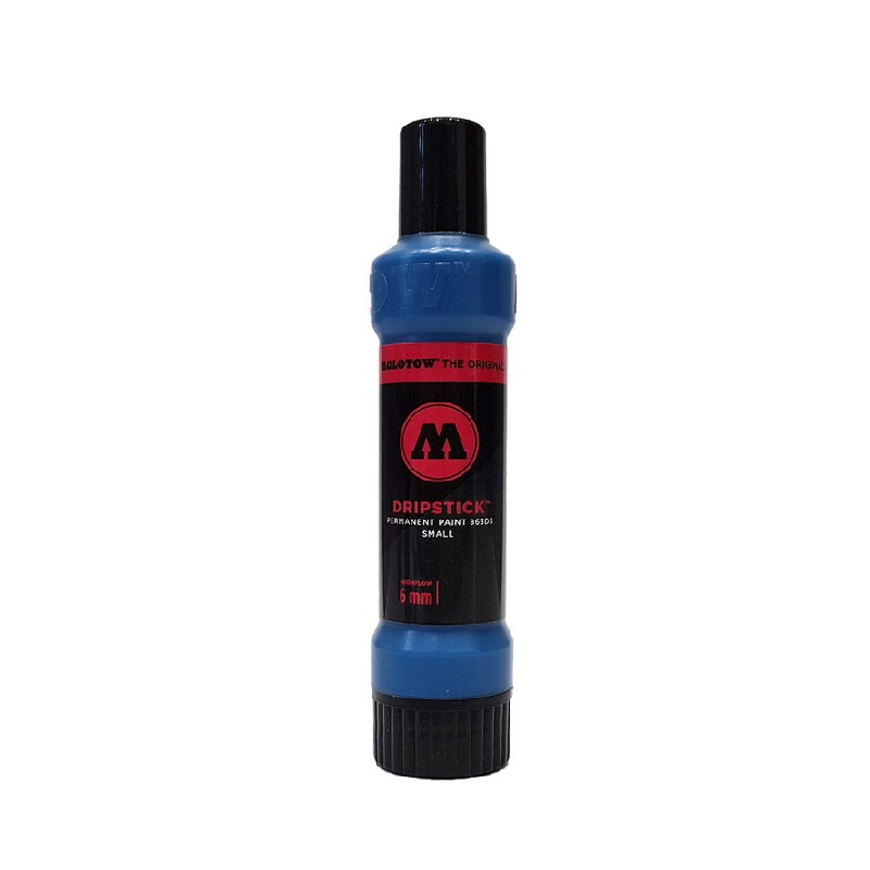 Lihový popisovač MOLOTOW Dripstick permanentní 6mm, modrý