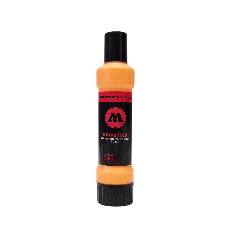 Lihový popisovač MOLOTOW Dripstick permanentní 6mm, oranžový
