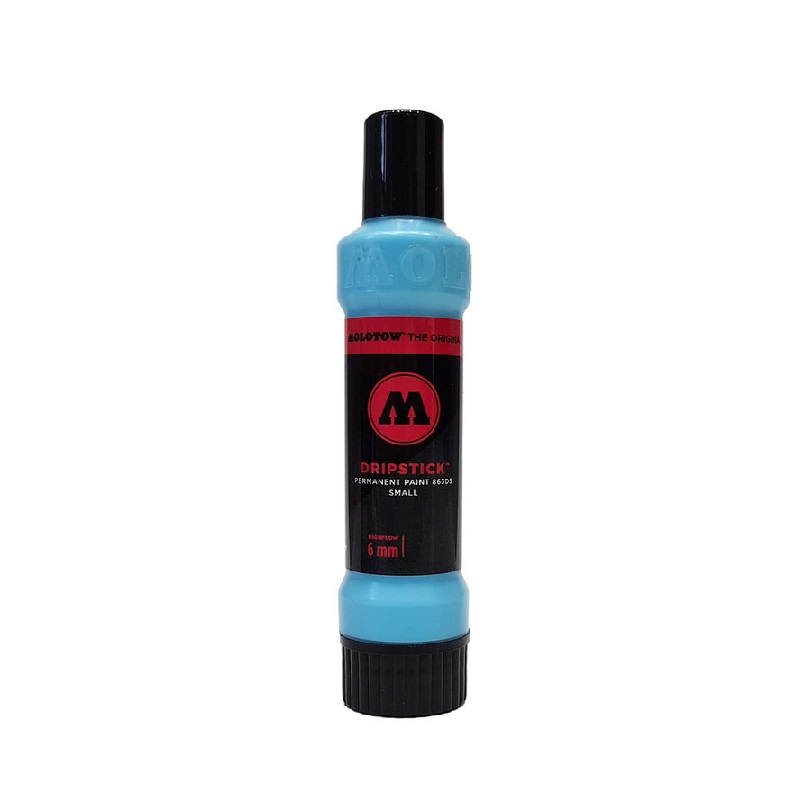 Lihový popisovač MOLOTOW Dripstick permanentní 6mm, světle modrý