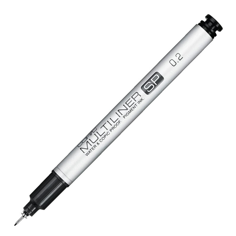 Technický liner COPIC SP černý 0,2mm