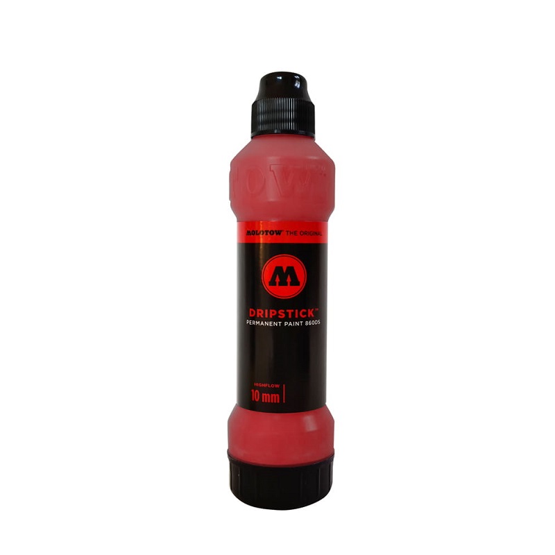 Lihový popisovač MOLOTOW Dripstick permanentní 10mm, červený