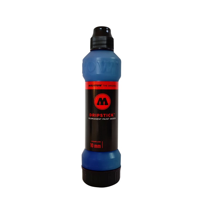 Lihový popisovač MOLOTOW Dripstick permanentní 10mm, modrý