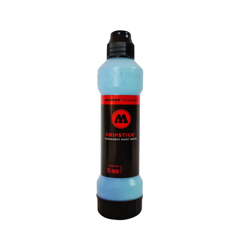 Lihový popisovač MOLOTOW Dripstick permanentní 10mm, světle modrý