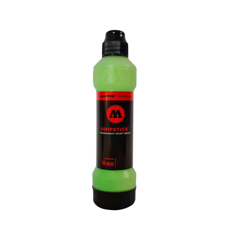 Lihový popisovač MOLOTOW Dripstick permanentní 10mm, světle zelený