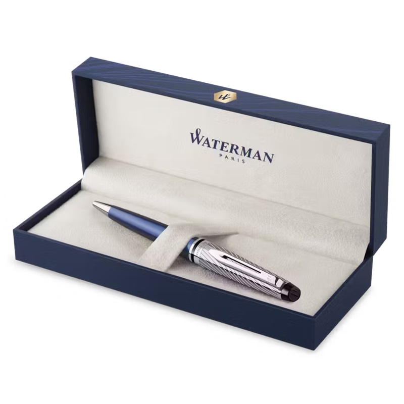 Kuličkové pero WATERMAN Expert Deluxe Metallic Blue CT