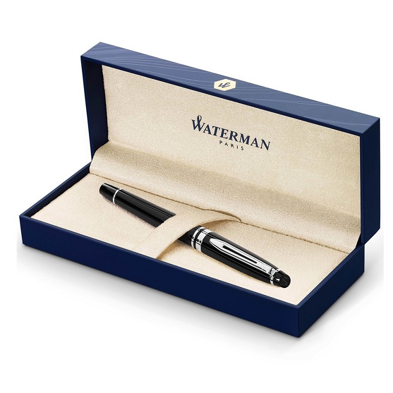 Roller WATERMAN Expert Black Lacquer CT