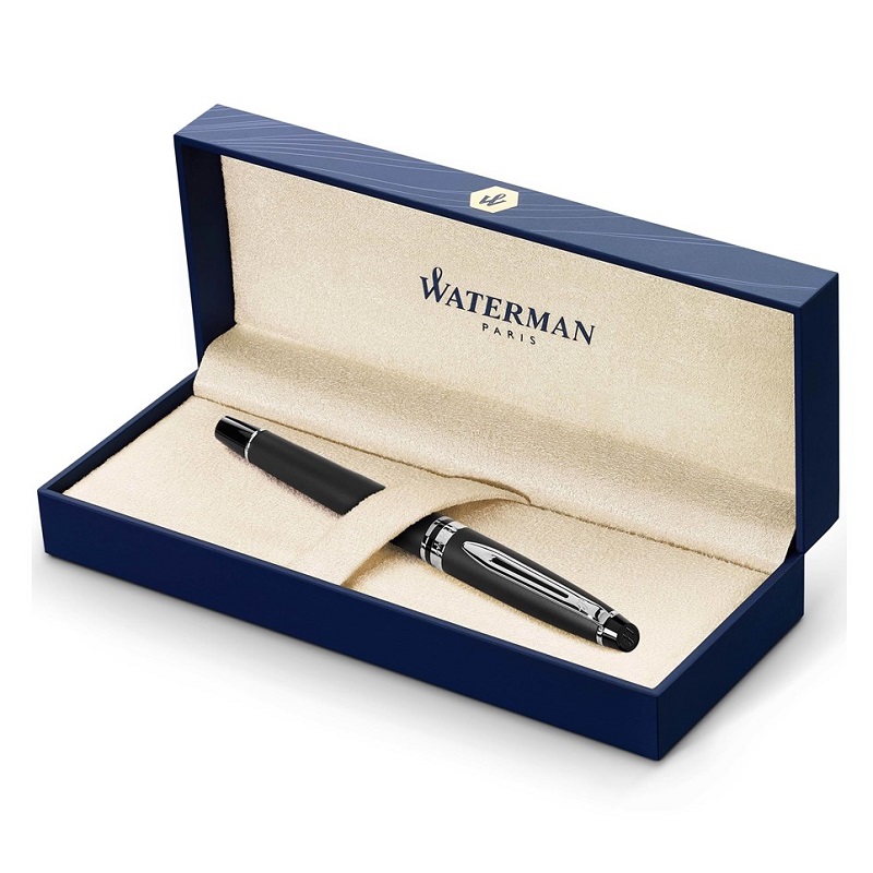 Plnící pero WATERMAN Expert Matt Black CT "M"