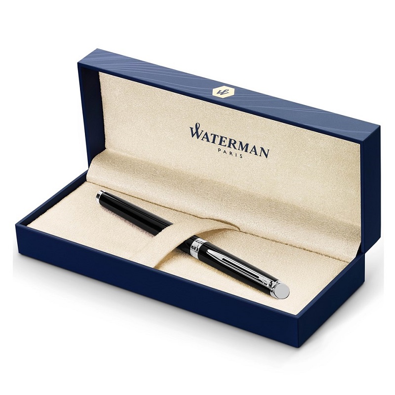 Plnící pero WATERMAN Hémisphére Black Lacquer CT "M"