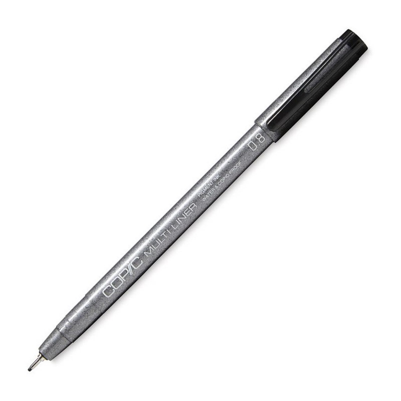 Technický liner COPIC černý 0,8mm