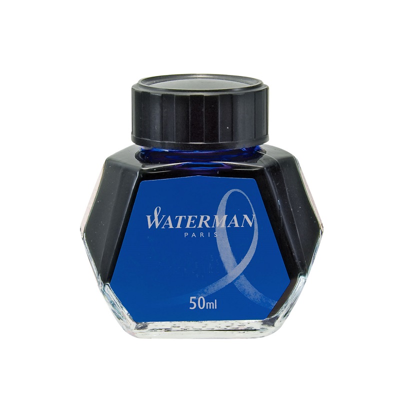 Lahvičkový inkoust WATERMAN 50ml, zmizíkovatelný modrý