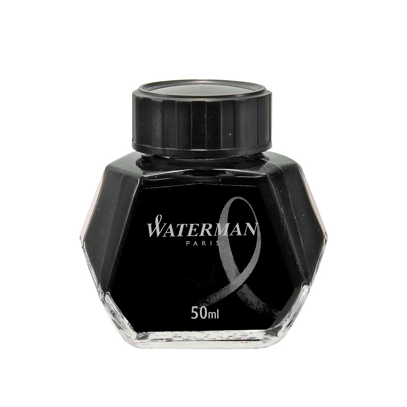 Lahvičkový inkoust WATERMAN 50ml, černý